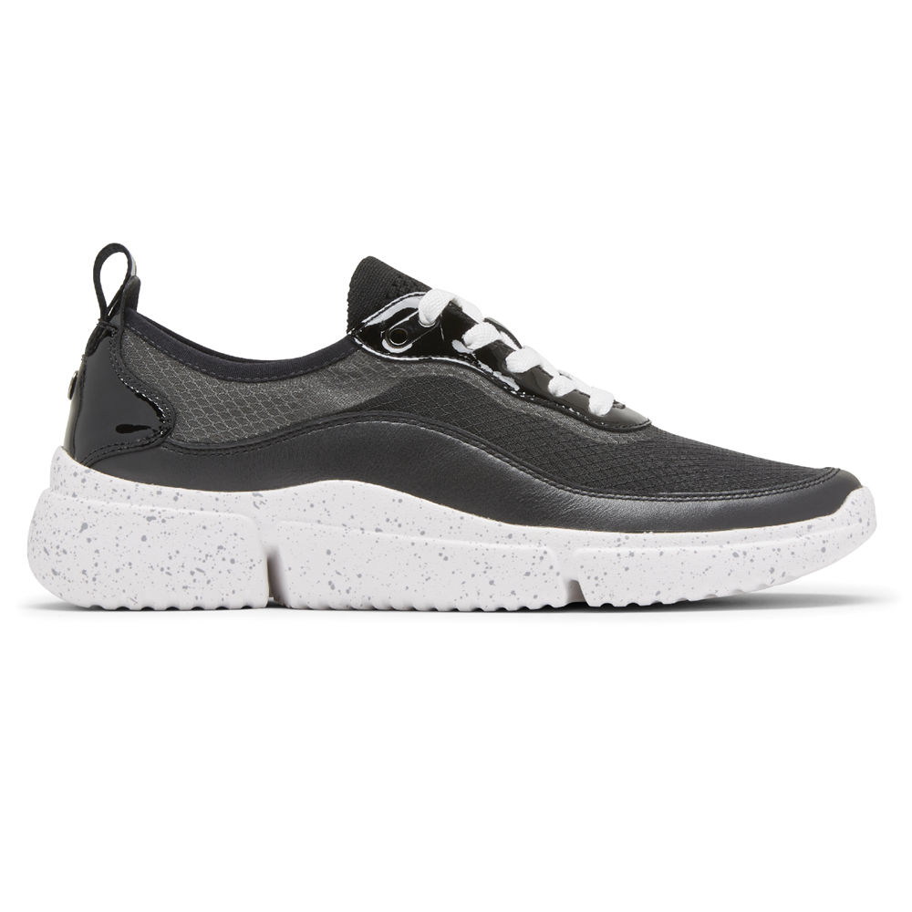 Tenis Rockport Mulher Pretas - R-Evolution Mesh - 31290WZNU